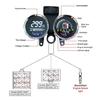Motorcycle Digital Instrument Panel Cluster Meter Gauge Speedometer Odometer Tachometer Clear Display Suitable for GN125