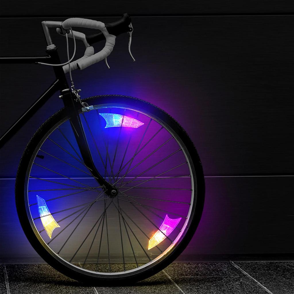 Bicycle Wheel Light Bike Spoke Kids Adult for Riding Cycling Road Colorful