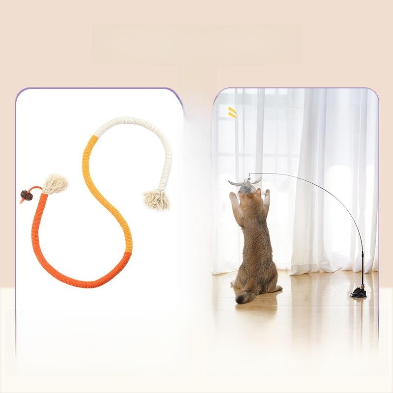 Toy Chew Rope Self Entertaining Teeth inding Play Sti Pet Supplies Biting Rope Toy for Kittens Interactive Toys for s