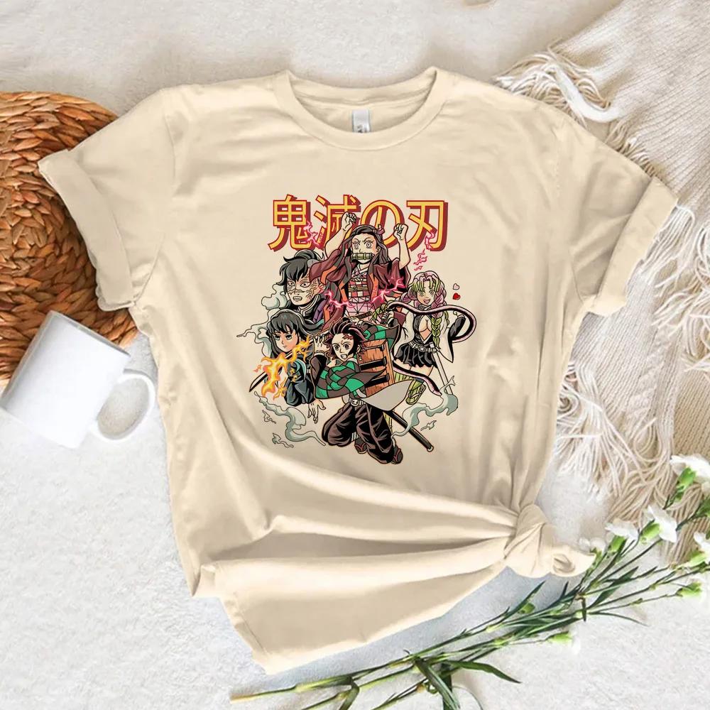 Mitsuri demon slayer t-shirts women harajuku Tee female comic designer funny clothes