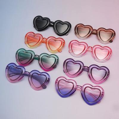 New Kids Heart Sunglasses Candy Color Glasses Balloon Heart Pattern Children Baby Boys Girls Infant Outdoor Eyewear