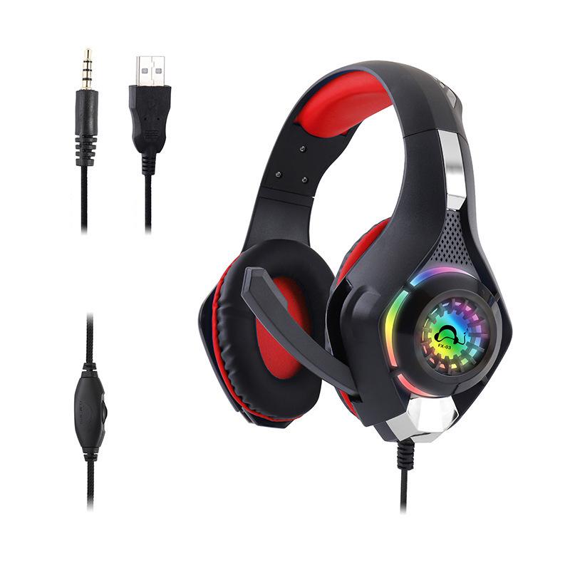 FX-03 Luminous 3.5mm Wired Gaming Headset for PC & PUBG