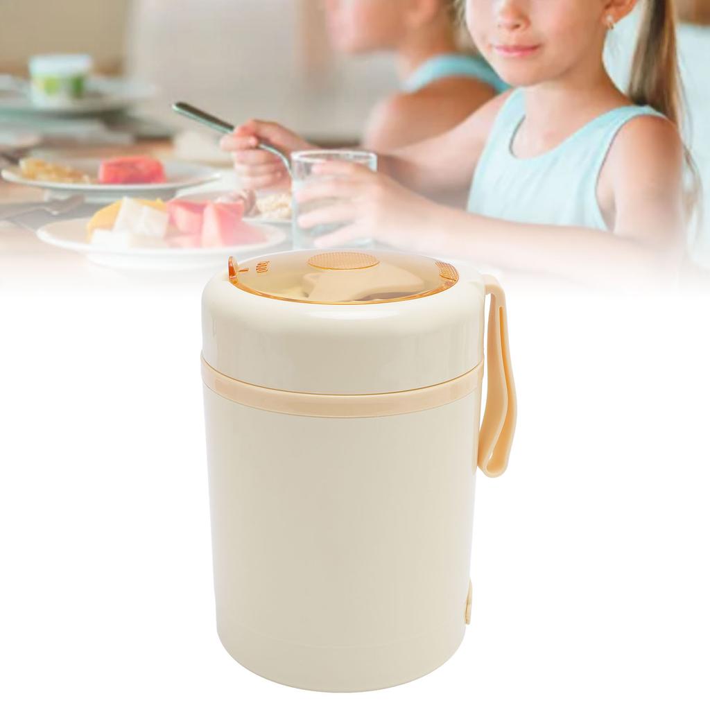 Electric Lunch Box Food Warmer 304 Stainless Steel 60C Constant Temp Lkproof 600ml USB Insulated Food Jar with Spoon for