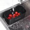 304 Stainless Steel Triangular Drain Rack For Kitchen Sink, Used For Draining Leftover Food And Vegetables, And For Storing Items In The Sink