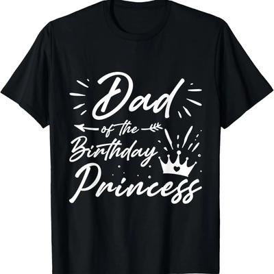 Papa der Geburtstagsparty-Prinzessin Lustiges Papa-Mädchen-T-Shirt