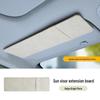 Extended Sun Visor with Sunglasses and Card Holder for Driver and Passenger