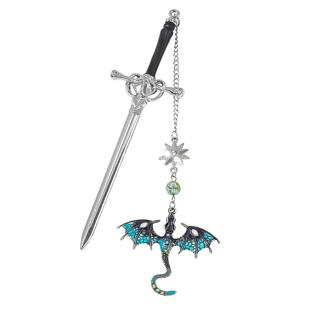 Zlatý Stegosaurus Záložka Narozeninový dárek pro fanoušky knih Čtenáře fantasy Knihomol Stříbrný Zlatý přívěsek Výroční dárek