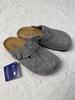 BK Half-Covered Genuine Leather Unisex Slippers with Cork Toe Cap - Versatile Casual Outdoor Wear by Birkenstock