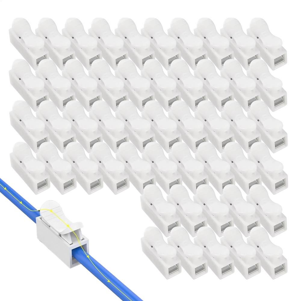 Electrical Terminals Kit Quick Connecting Electrical Wire Terminals 5A 250V Compact Assortment End To End Connections Tools For