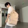 Schoolbag Cream Girl Schoolbag, Japanese Ins College Style College Student Backpack Women's Casual Versatile High School Backpack