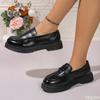 Frühling Herbst Neue Schwarze Damenschuhe Bequeme Weichsohlige Rutschfeste Schuhe Leichte Lässige Flache Schwarze Schuhe mit Flachem Ausschnitt