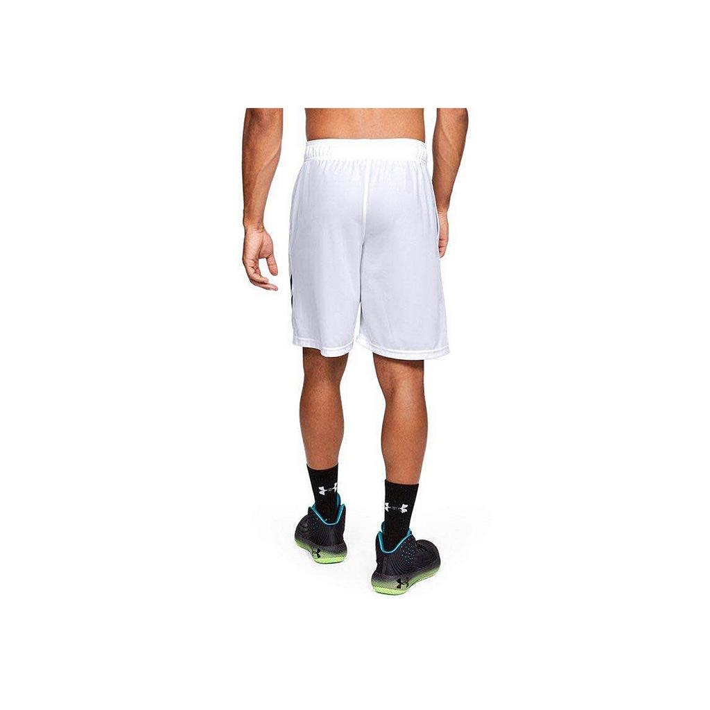 Under Armour Colorblock Basketball Sportshorts Herrenshorts Weiß 1351285-100