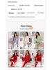 Women's Plus Size Cotton Pajamas - Warm Long Sleeve Lapel Cardigan for Autumn/Winter