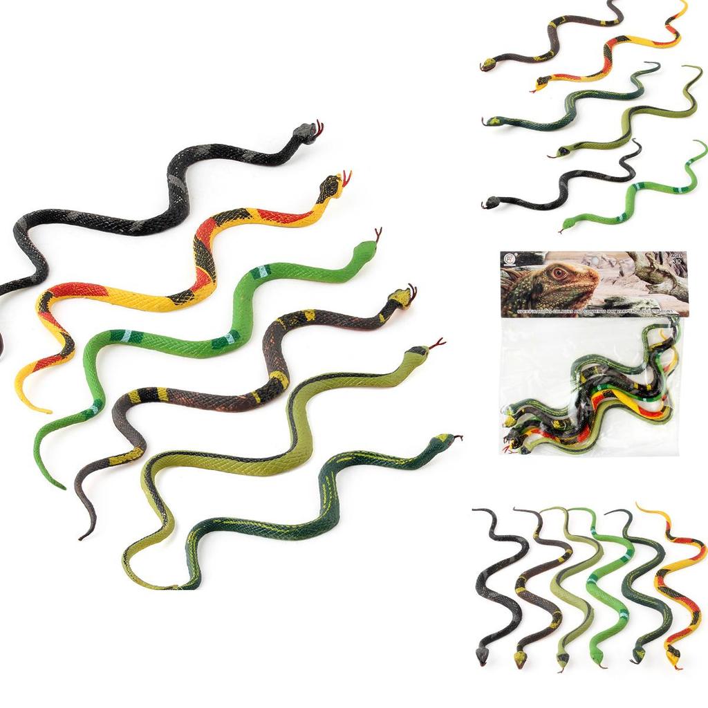 Static Pvc Snake Model For Kids Play And Reptile Hobbyist Collection