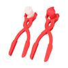 2Pcs Snowball Maker Snow Ball Toys Games with Handle Winter Outdoor Indoor Snowball Fight Maker Tool Clip for Kids