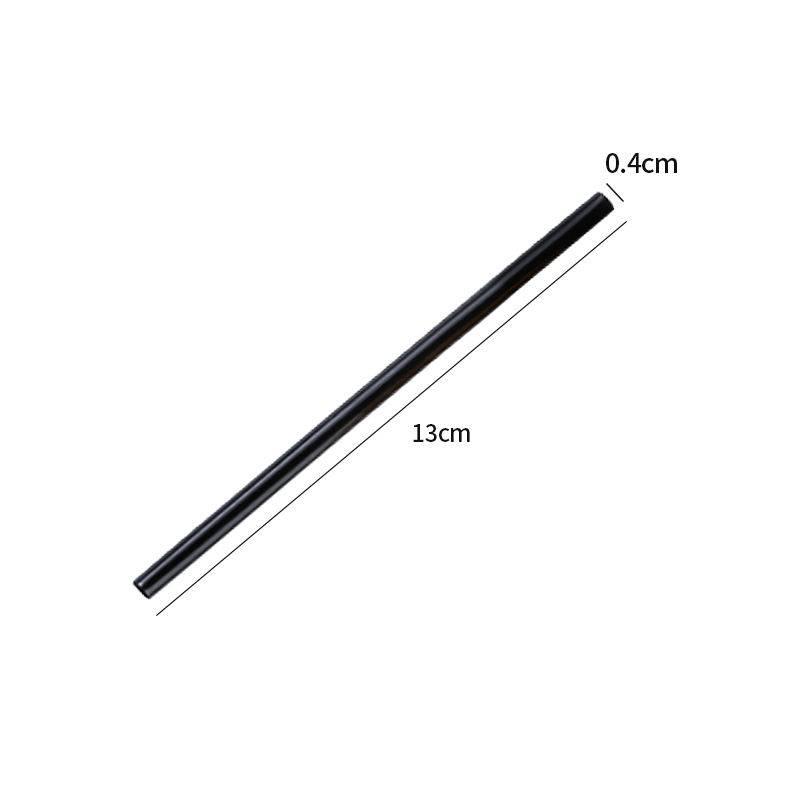 500Pcs Black Disposable Straws 13/21cm Flexible Drinking Straws Plastic Bendable Drink Tube Reusable Straw Bar Party Accessories
