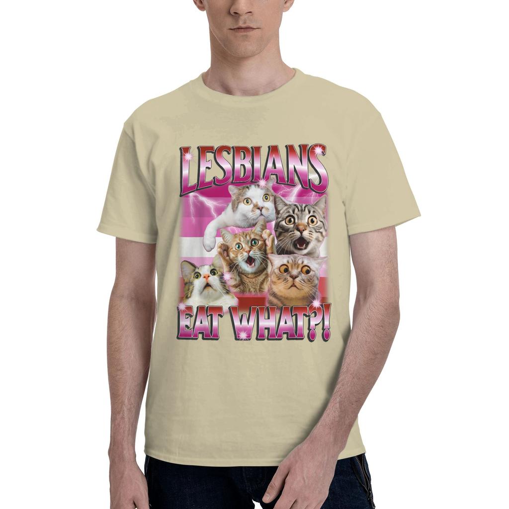 Lesby jedí co Vtipné Lgbtq Lesbická Kočka Meme Měsíc Hrdosti Tričko Léto Vintage Trička Čistá Bavlna Trendové Tričko Pro Muže Tričko