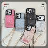 For IPhone17Air Snakeskin Wallet Card Holder Strap for Apple 16 Crossbody Rope 15promax Anti-fall 14