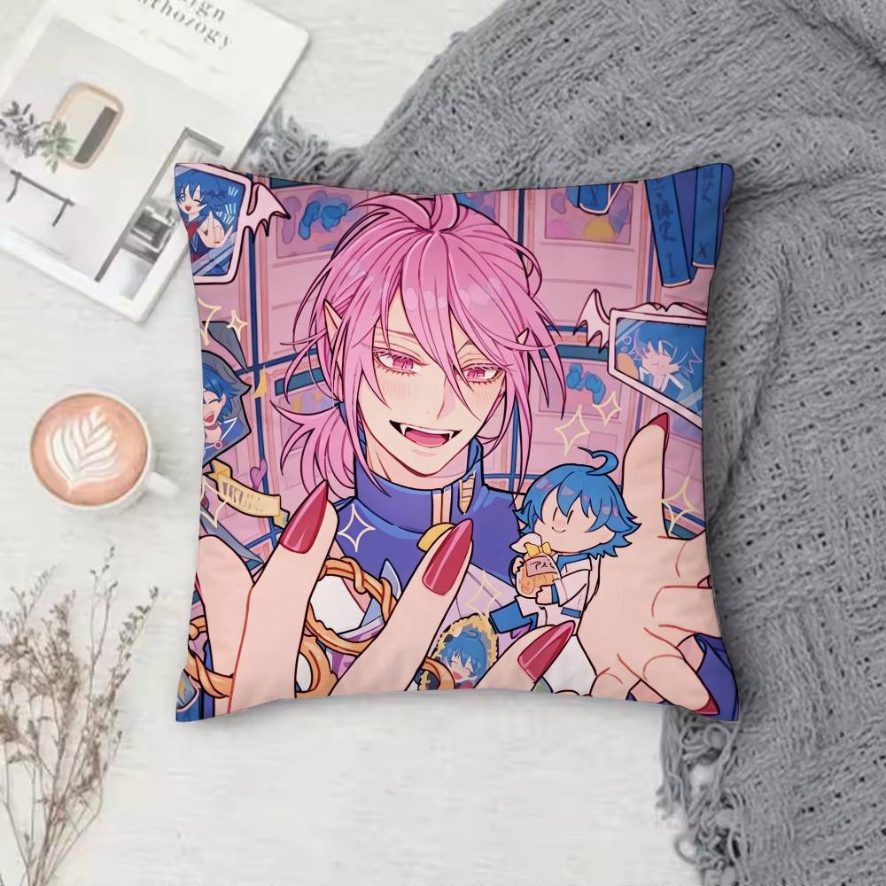 Welcome to Demon School! Iruma-kun Alice Asmodeus Pillow Case Cushion Cover Throw Pillow Case For Car Sofa