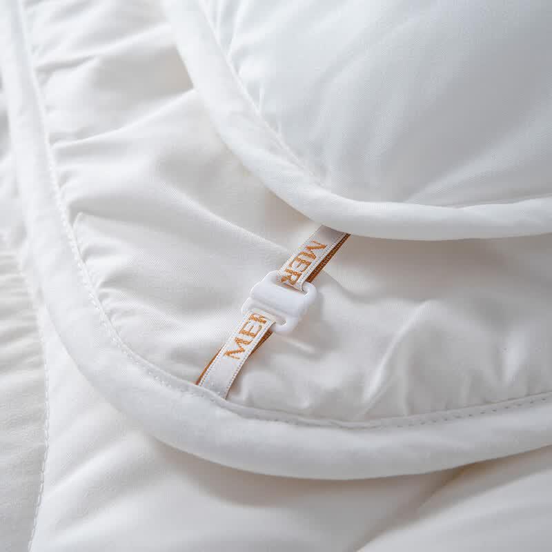 Mercury Home Textiles 95% White Goose Down All-Season Duo Quilt