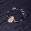 Golden Pyrite & Black Onyx Gemstone : 925 Sterling Silver Handmade Multi Gemstone Bracelet Jewelry