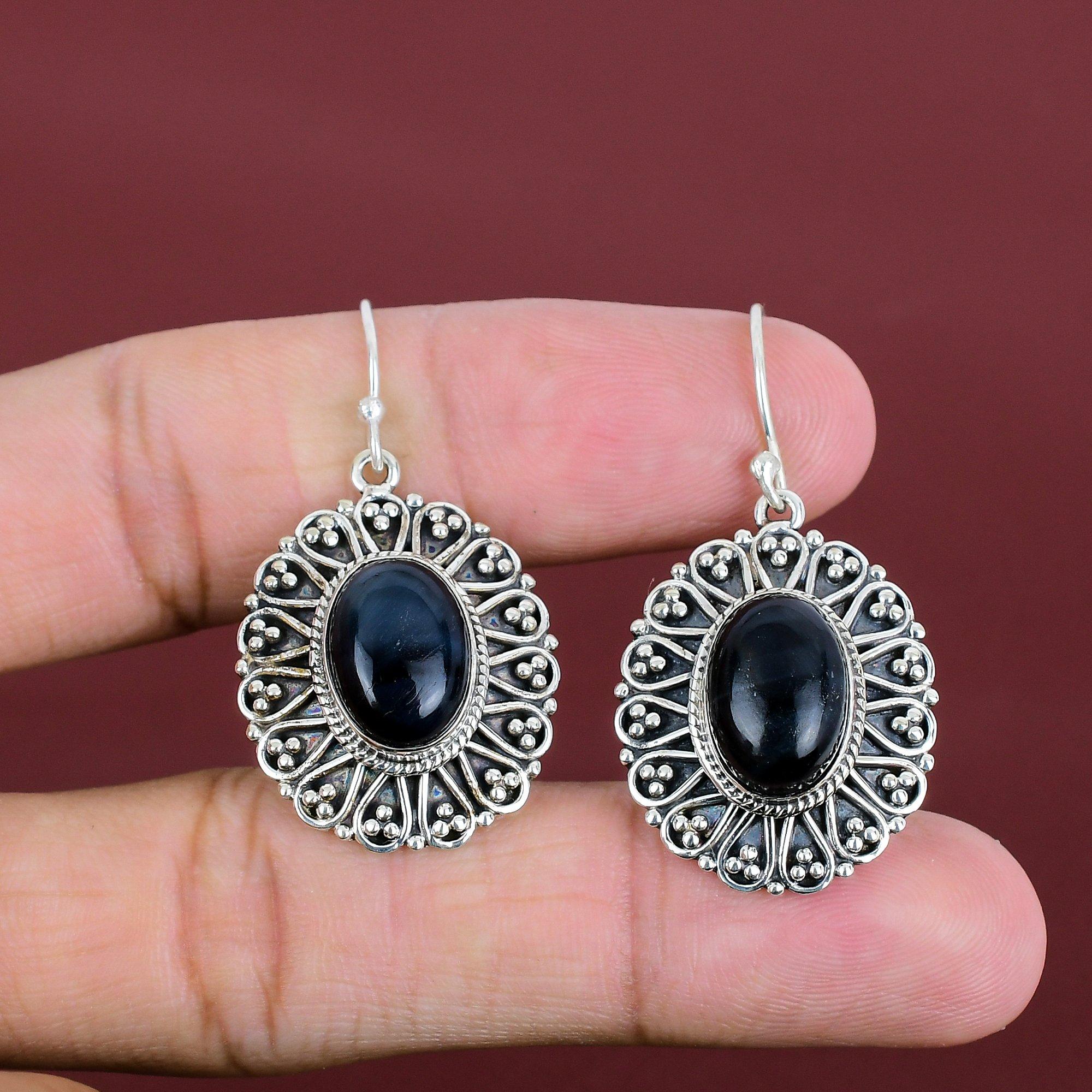 Pietersite Earring Handmade Jewelry Vintage Gemstone Earring 925 Sterling Silver Earring Unique Jewelry Healing Stone Earrings Gifts For Her