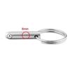 8*35mm BSET MATEL Marine Grade Quick Release Ball Pin For Boat Bimini Top Deck Hinge Marine Stainless Steel 316 Boat Accessories