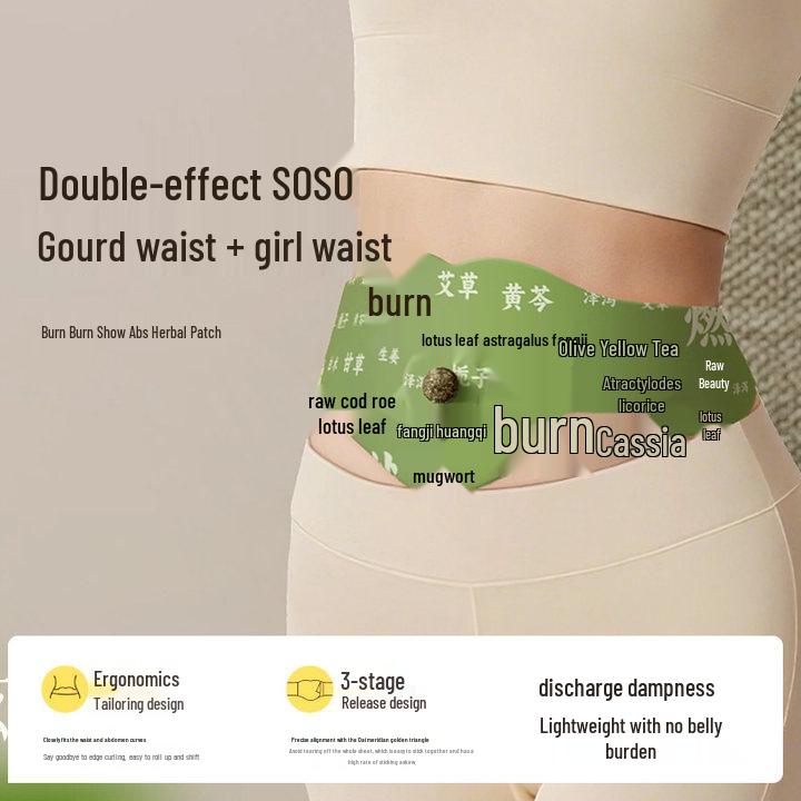 Hot TikTok Mugwort Belly Patch - Slimming Herbal Navel Pads