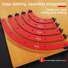 Woodworking Round Corner Radius Templates for Woodworking Arc Mold, Router Table Corner, Radius Jig Wooden Board Arc Cutting Auxiliary Tool for