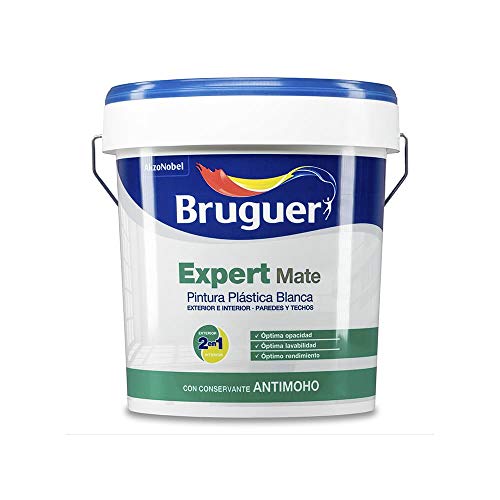 Expert Matte White Pp Paint 15l for Interior and Exterior 5208090 Bruguer