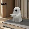 Desktop Ornaments for Halloween Mini Ghost Reading Book Ornament, 3D Printed Cute Little Figurines Home Decor Figurine, Durable PLA Creative