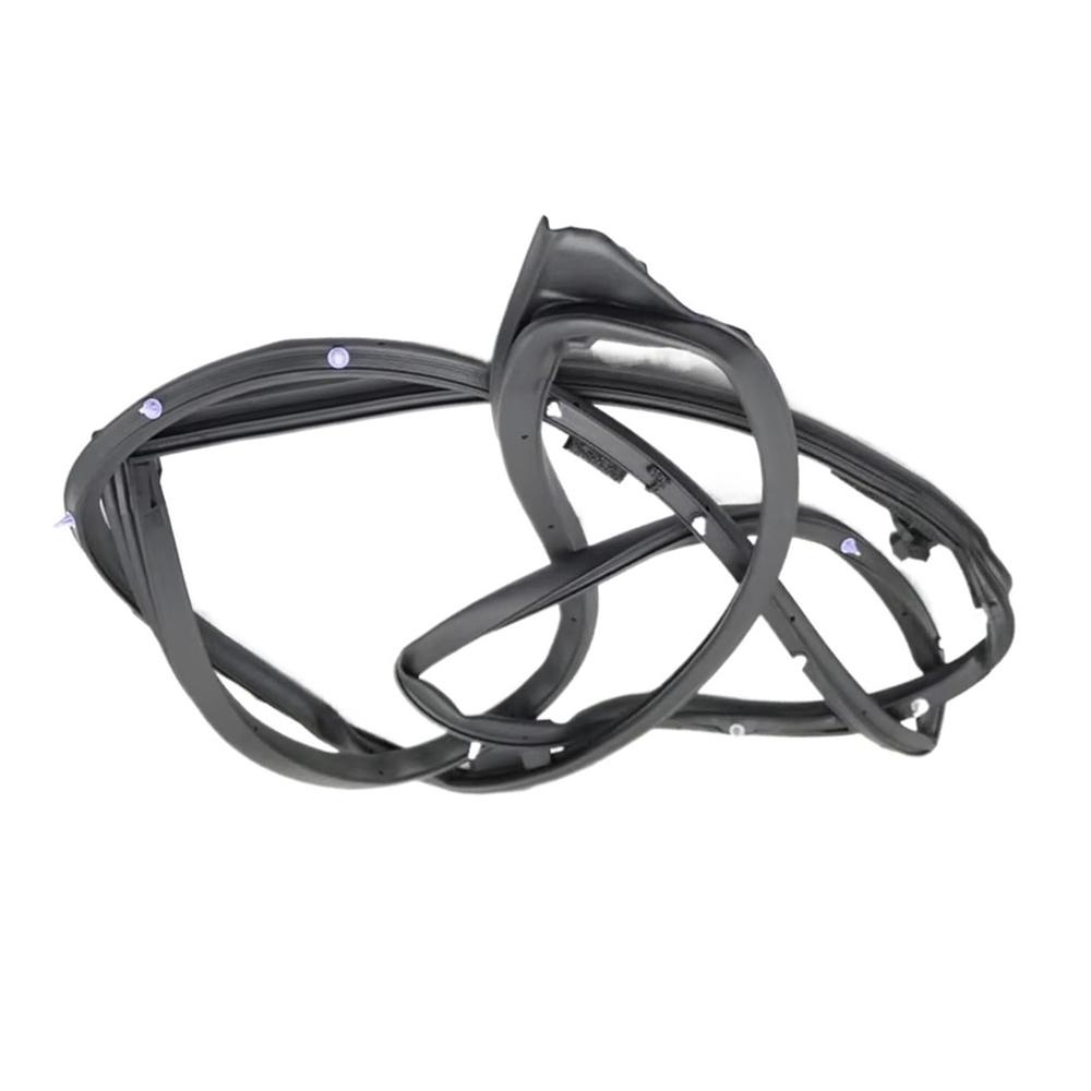 2x Front Door Rubber Seal Strip For Toyota LandCruiser 200 LC200 LX570 2008-2015