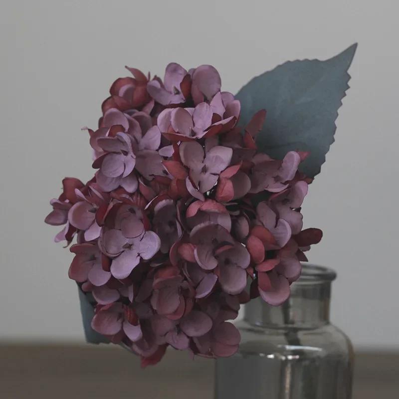 

Artificial Hydrangea Silk Single Plastic Artificial Flower Shop Decoration Flower Arrangement Wedding Artificial Flower