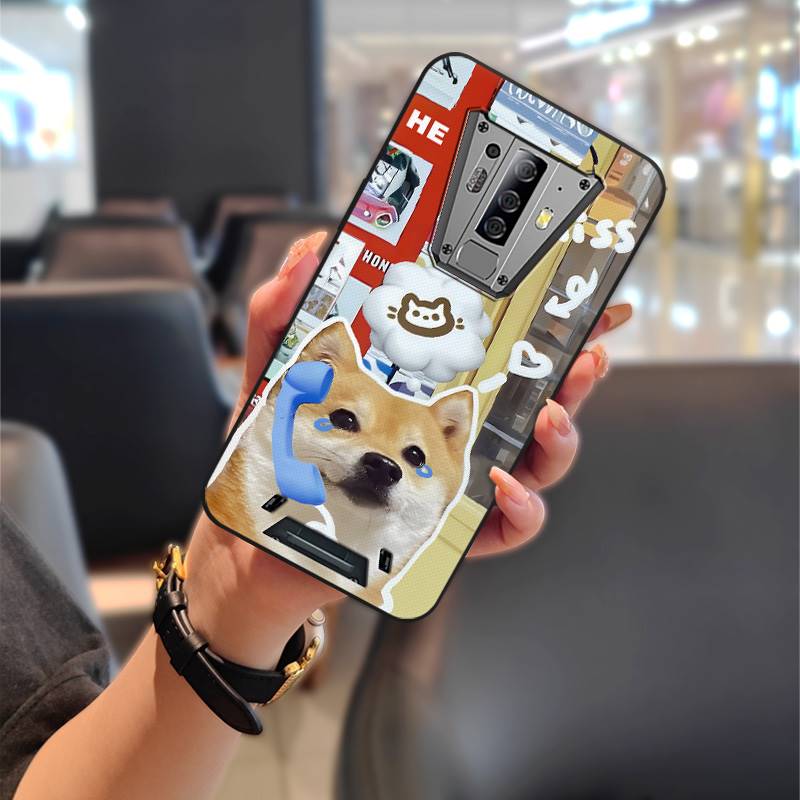 Back Cover Graffiti Phone Case For Blackview BV6900 Soft Case Anti-dust Silicone Full Wrap Shockproof Anti-knock Cute