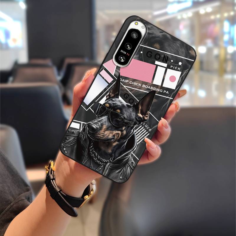 Back Cover Graffiti Phone Case For Sony Xperia5 IV Soft case Durable TPU Anti-knock Phone Pouch Fashion Design Full wrap