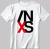 INXS Big Logo Short Sleeve White-Black Men's / Women's T Shirt K10A
