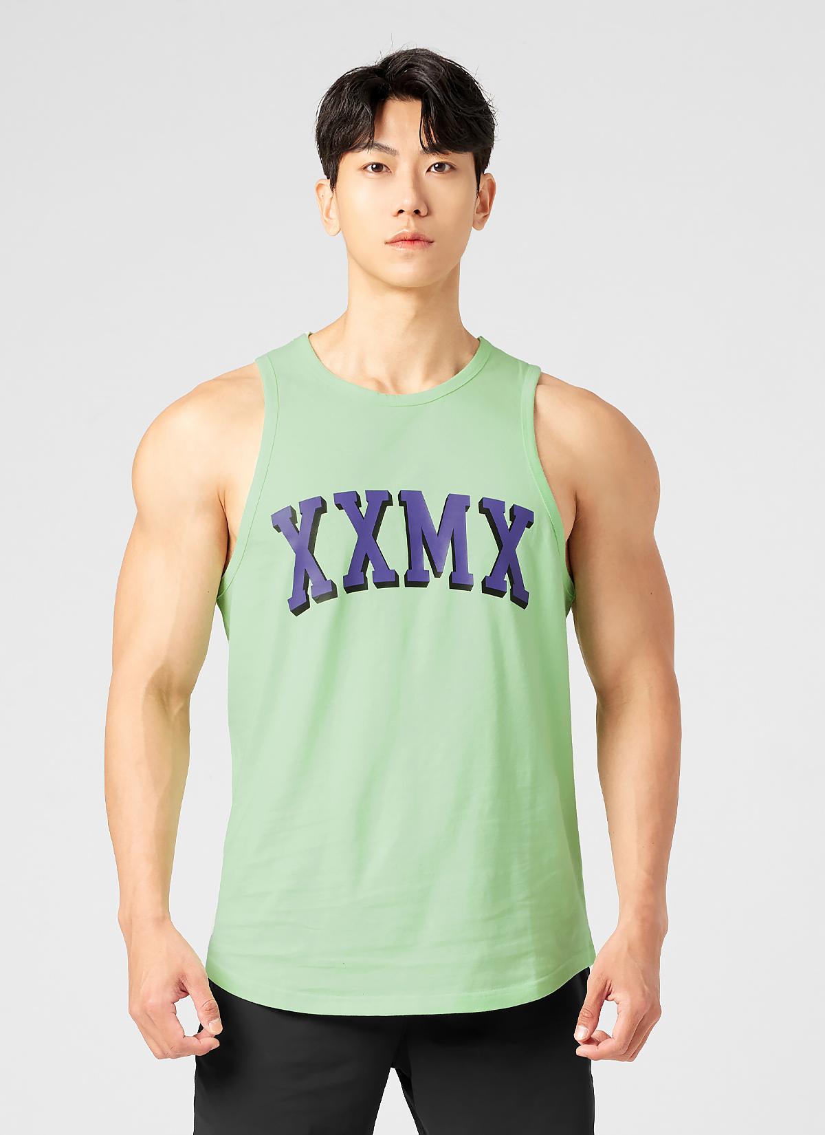 Xexymix Pure Cotton Arch Logo Sleeveless Volume Lime Volume Lime/Xxl