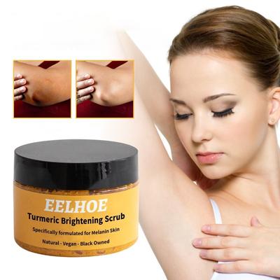 Turmeric Body Scrub for Cleansing Skin Keratin, Melanin, Whitening, and Moisturizing Skin Scrub