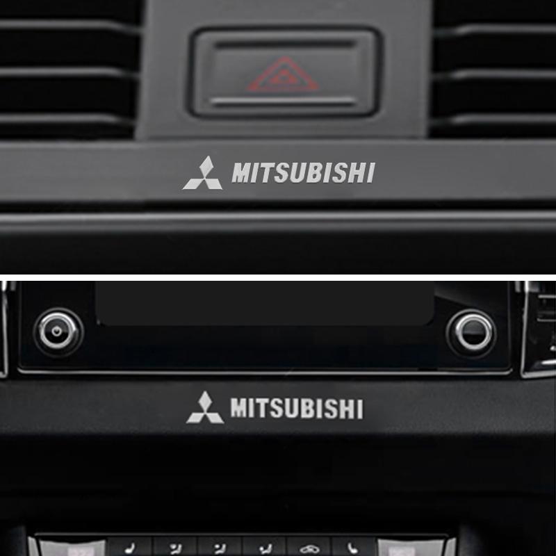 3D Metal Emblem Sticker Car Styling Interior Decoration Decals For Mitsubishi Lancer Asx Outlander Pajero l200 Galant Accessorie