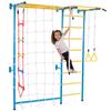 Wall Gym for Kids 7 In 1 Steel Indoor Kids Gym for Exercise Climbing Toys
