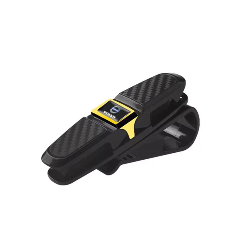 For Volvo XC90 XC60 V50 S60 V70 V60 V40 S90 Olestar AWD XC40 S80 T6 V90 Car Sun Visor Sunglasses Clip ABS Glasses Clamp Holder