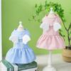 Adorable Dog Wings Skirt Breathable Cat Vest Harness Dog Summer Dress  Party Outfit
