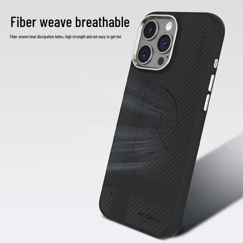 Blue Ape Mr. Dual-Tone Aramid Fiber Case for iPhone 16 Pro