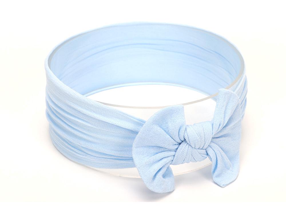 Avrupa ve Amerika Bebek Kız Fiyonklu Saç Bandı - 2021 Naylon Koleksiyonu