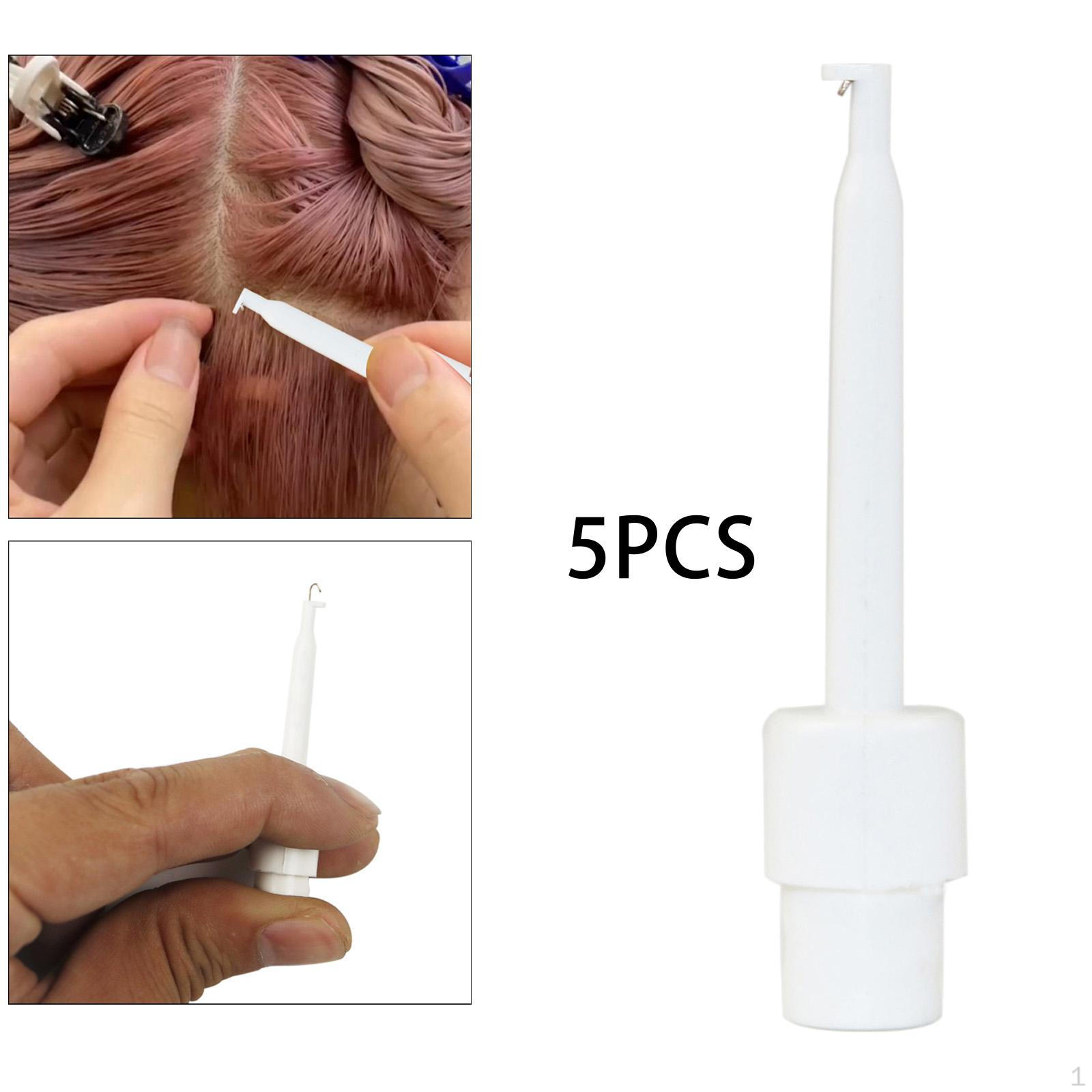 

Tools Professional Durable Easy to Use Dreadlocks Crochet Hook for DIY, Salon, Hairstyle, 5 piece
