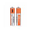 Smart USB Rechargeable AAA Battery Charger Set, 2-Slot Universal 1.5V Lithium Polymer Batteries.