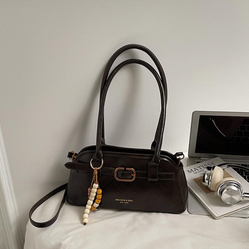 High-value Niche Bag Women's Large-capacity New Autumn and Winter Retro Shoulder Underarm Bag Work Commuter Bag