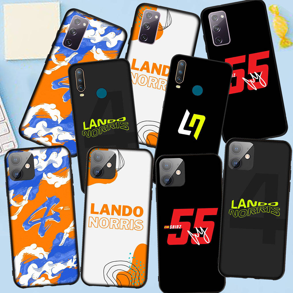 Phone Case for Samsung Galaxy S25 S24 S23 iPhone 16 15 Xiaomi Redmi Note 14 13 12 16E X 11 Pro Max Moto Huawei No4 F1 Number Funda No 4 Supercar Cover