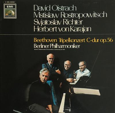 LP Schallplatte DAVID OISTRACH MSTISLAV ROSTROPOVI Tripelkonzert C-Dur Op.56 1C06502042 His Masters Vo Deutschland Klassisch Gebraucht