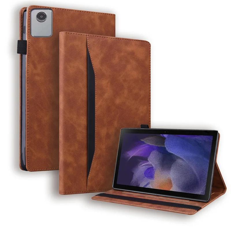 Capa para tablet Lenovo Xiaoxin Pad 2024 Capa 3D em relevo Flor Gato Carteira Tablet para Lenovo Tab M11 M 11 polegadas Tb330fu Tb331fc Capa
